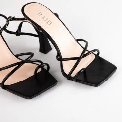 RAID Jennie Strappy Heel In Black 12 RAID Jennie Strappy Heel In Black -Chic Shoes Shop Jennie Black 4