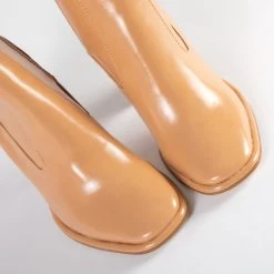 RAID Jennyl Block Heeled Ankle Boot In Sand -Chic Shoes Shop Jennyl Sand 5