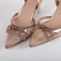 RAID Josefine Heel In Rose Gold Metallic -Chic Shoes Shop Josefine RoseGold 4