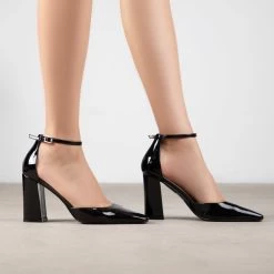RAID Joycee Block Heels In Black -Chic Shoes Shop Joycee Black 3