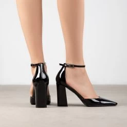 RAID Joycee Block Heels In Black -Chic Shoes Shop Joycee Black 4