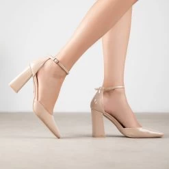 RAID Joycee Block Heels In Nude 9 RAID Joycee Block Heels In Nude -Chic Shoes Shop Joycee Nude 3
