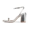 RAID Julina Block Heels In Silver -Chic Shoes Shop Julina Silver 1