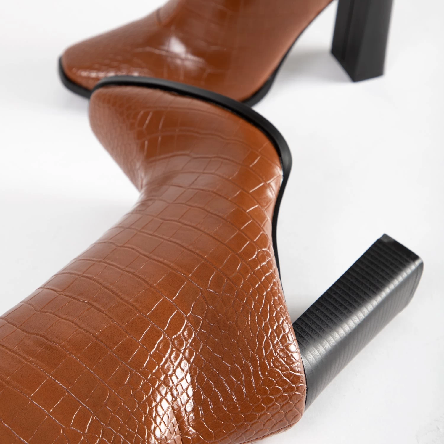 RAID Keena Ankle Boot In Tan Croc 7 RAID Keena Ankle Boot In Tan Croc - Image 5