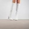 RAID Kenia Long Boot In White -Chic Shoes Shop Kenia White 2
