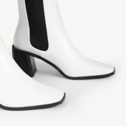 RAID Kennedi Ankle Boot In White -Chic Shoes Shop Kennedi White 5