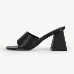 RAID Khloe Block Heeled Mule In Black -Chic Shoes Shop Khloe Black 4