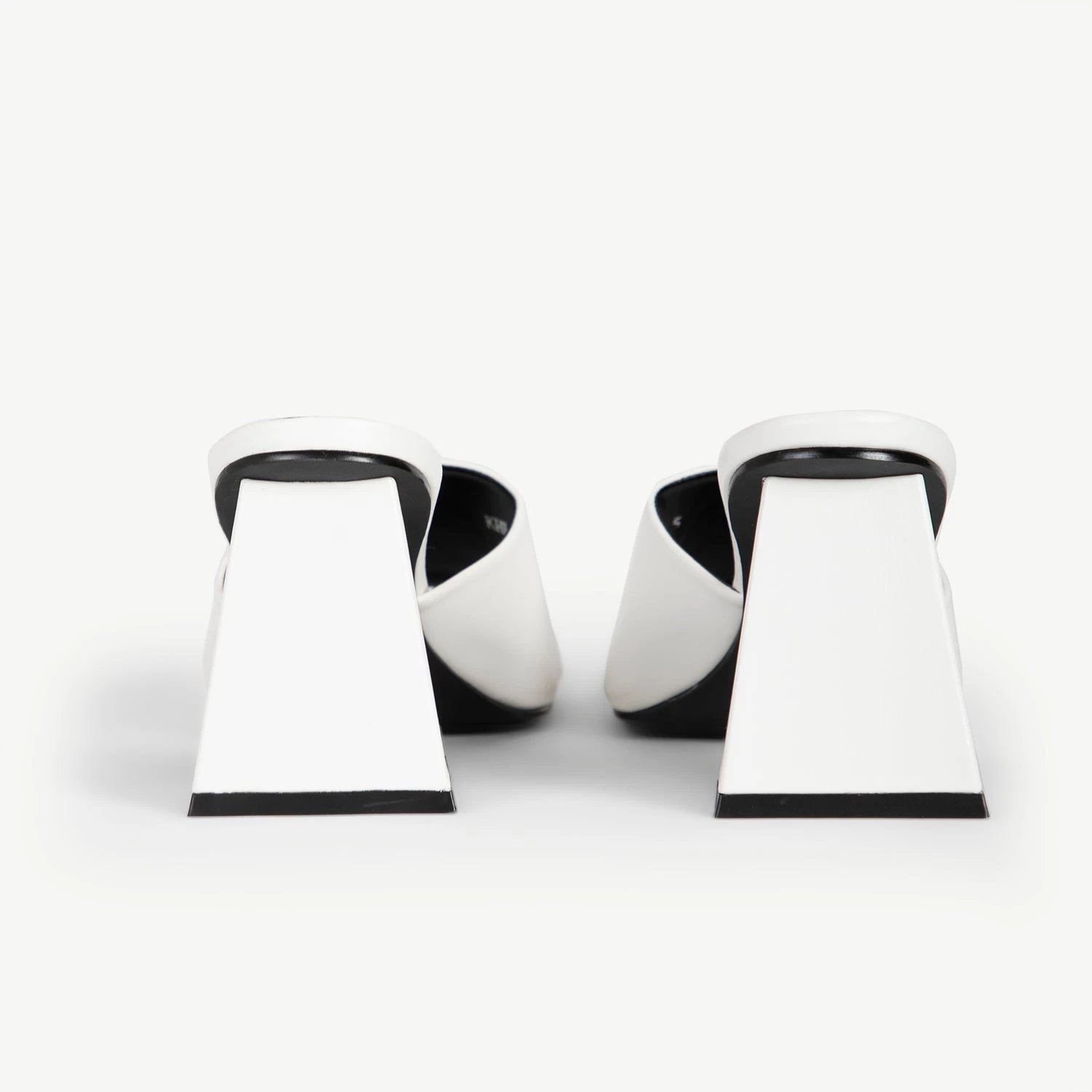 RAID Khloe Block Heeled Mule In White 6 RAID Khloe Block Heeled Mule In White - Image 4