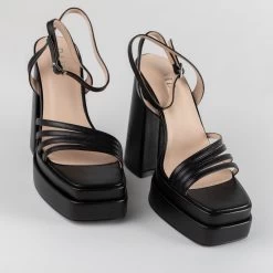 RAID Kylah Block Heeled Sandals In Black 12 RAID Kylah Block Heeled Sandals In Black -Chic Shoes Shop Kylah Black 5