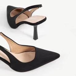 RAID Kylee Slingback In Black -Chic Shoes Shop Kylee Black 5