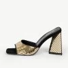 RAID Kyrah Heeled Mule In Gold 2 RAID Kyrah Heeled Mule In Gold -Chic Shoes Shop Kyrah Gold 4