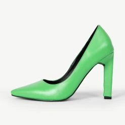 RAID Lara Court Shoe In Green -Chic Shoes Shop Lara Green 4