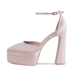 RAID Lavender Platform Heel In Nude -Chic Shoes Shop Lavender Nude 5 6a5a10ec c490 4240 b24e 656556881260