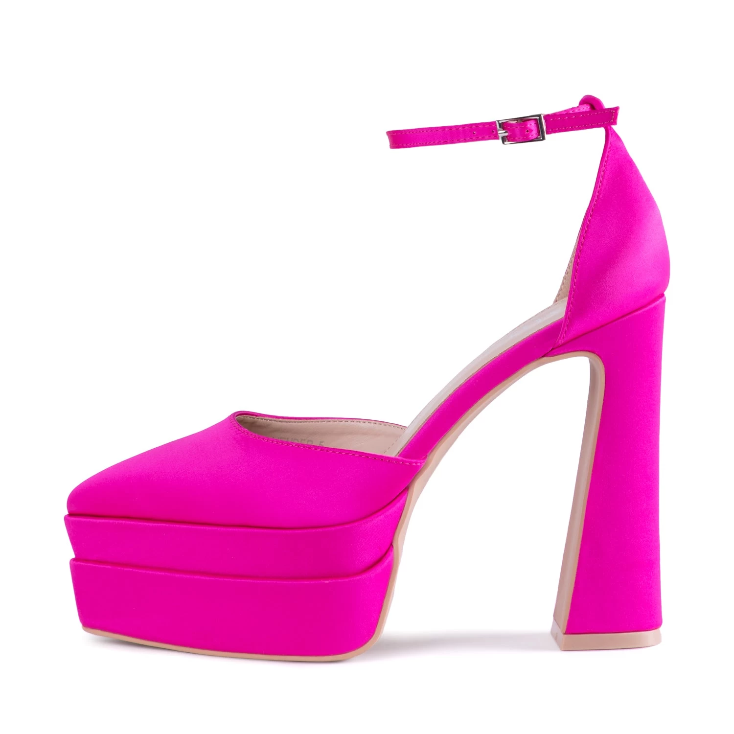 RAID Lavender Platform Heel In Hot Pink 3 RAID Lavender Platform Heel In Hot Pink
