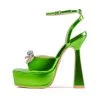RAID Leandra Platform Lace Up Heel In Green 2 RAID Leandra Platform Lace Up Heel In Green -Chic Shoes Shop Leandra Green 5f79798c bad1 4c24 9fbc b28c0c8655ca