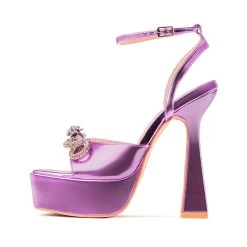 RAID Leandra Platform Lace Up Heel In Purple -Chic Shoes Shop Leandra Purple 0354bfd5 3d15 44e9 a2f5 fb2e5650331a