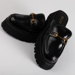 RAID Lidia Loafer Mule In Black 12 RAID Lidia Loafer Mule In Black -Chic Shoes Shop Lidia Black 4