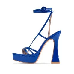 RAID Maddelina Strappy Platform In Blue -Chic Shoes Shop Maddelina Blue cfa4a082 f2eb 4d45 8717 a2ddf10f84b2