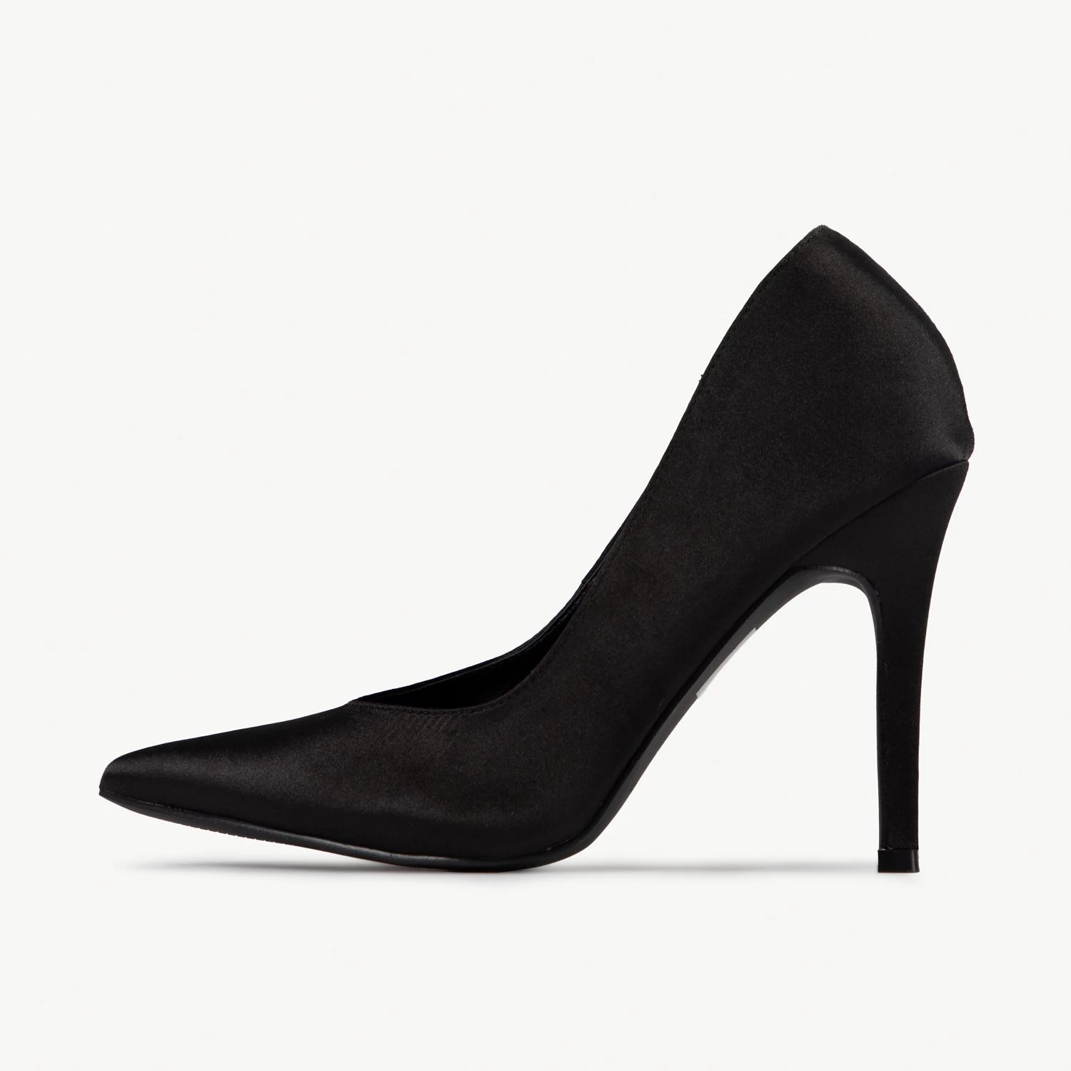 RAID Maliny Court Heel In Black Satin 3 RAID Maliny Court Heel In Black Satin