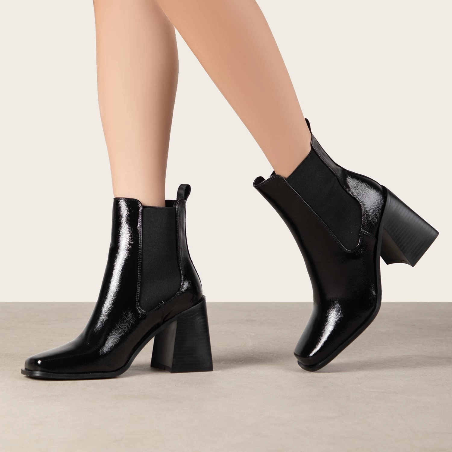 RAID Mariana Block Heeled Ankle Boots In Black 4 RAID Mariana Block Heeled Ankle Boots In Black - Image 2