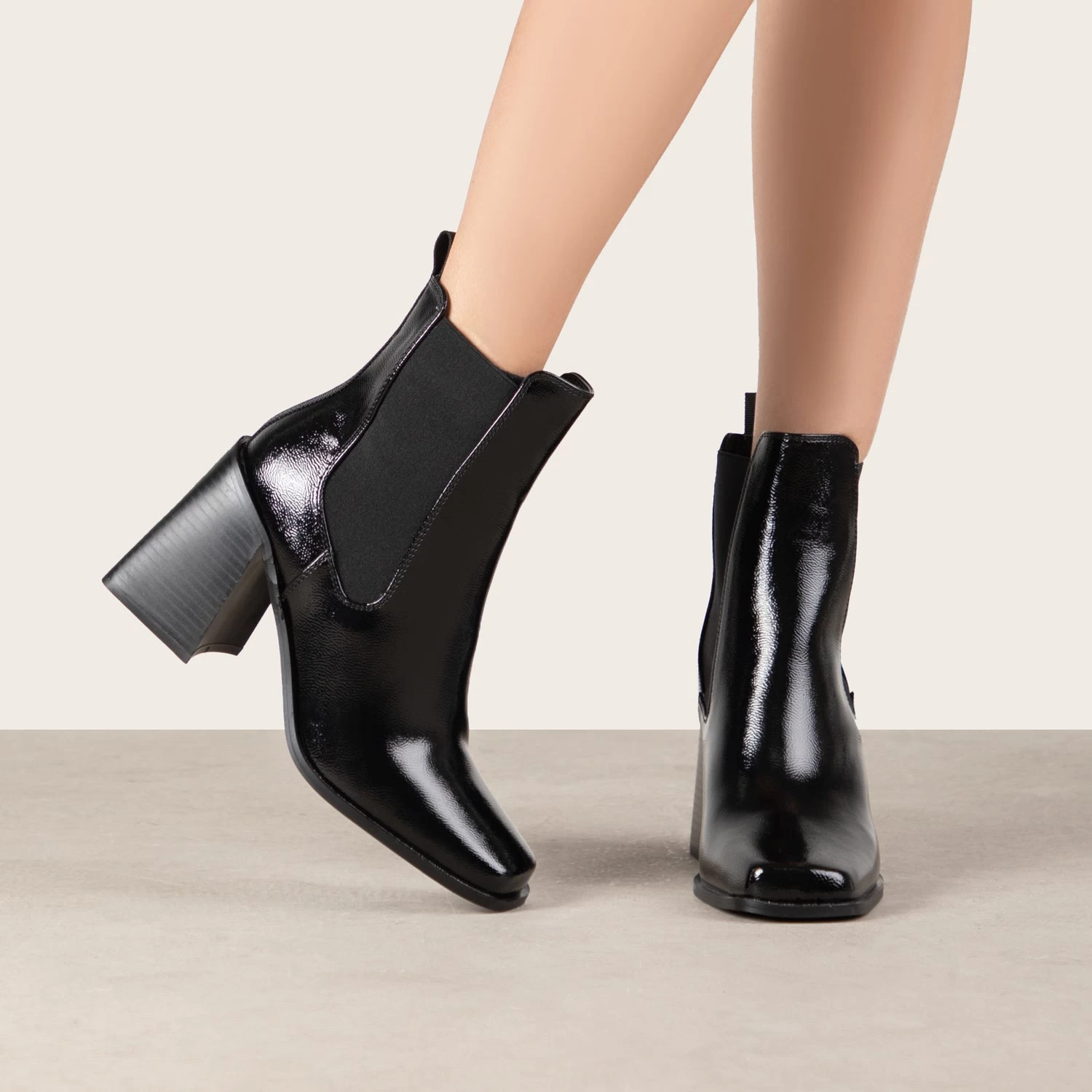 RAID Mariana Block Heeled Ankle Boots In Black 5 RAID Mariana Block Heeled Ankle Boots In Black - Image 3
