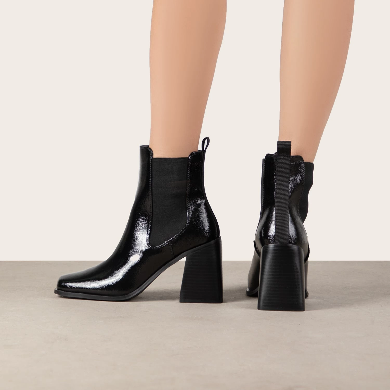 RAID Mariana Block Heeled Ankle Boots In Black 6 RAID Mariana Block Heeled Ankle Boots In Black - Image 4