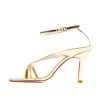 RAID Meeka Square Toe Post Sandal In Gold -Chic Shoes Shop Meeka Gold
