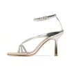 RAID Meeka Square Toe Post Sandal In Silver 2 RAID Meeka Square Toe Post Sandal In Silver -Chic Shoes Shop Meeka Silver