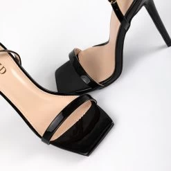 RAID Meryn Heeled Sandal In Black -Chic Shoes Shop Meryn Black 4