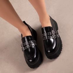 RAID Mitali Loafers In Black 10 RAID Mitali Loafers In Black -Chic Shoes Shop Mitali Black 2