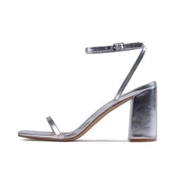 RAID Molika Block Heeled Sandal In Silver -Chic Shoes Shop Molika Silver 5 191052ce e445 43f2 a4eb a48fc982c8eb