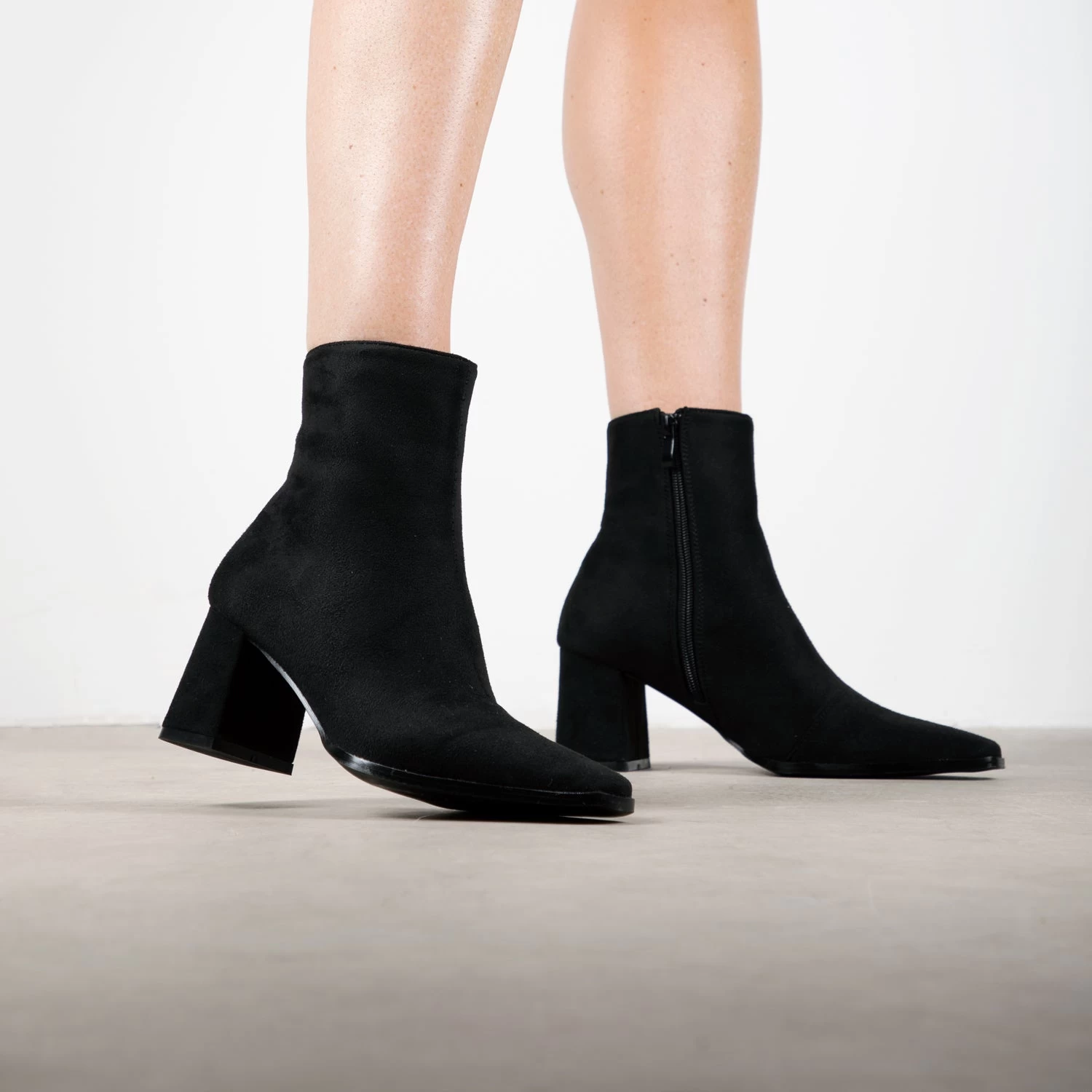 RAID Mollie Ankle Boot In Black Suede 5 RAID Mollie Ankle Boot In Black Suede - Image 3