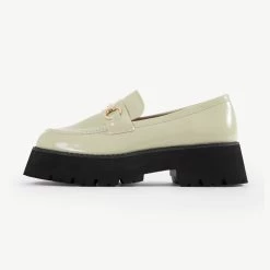 RAID Monster Chunky Flat Shoe In Olive