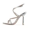 RAID Naveena Strappy Stiletto Heel In Silver Holographic -Chic Shoes Shop Naveena Silver 5 181071d8 7821 4615 9ecf 42f225f65b1c