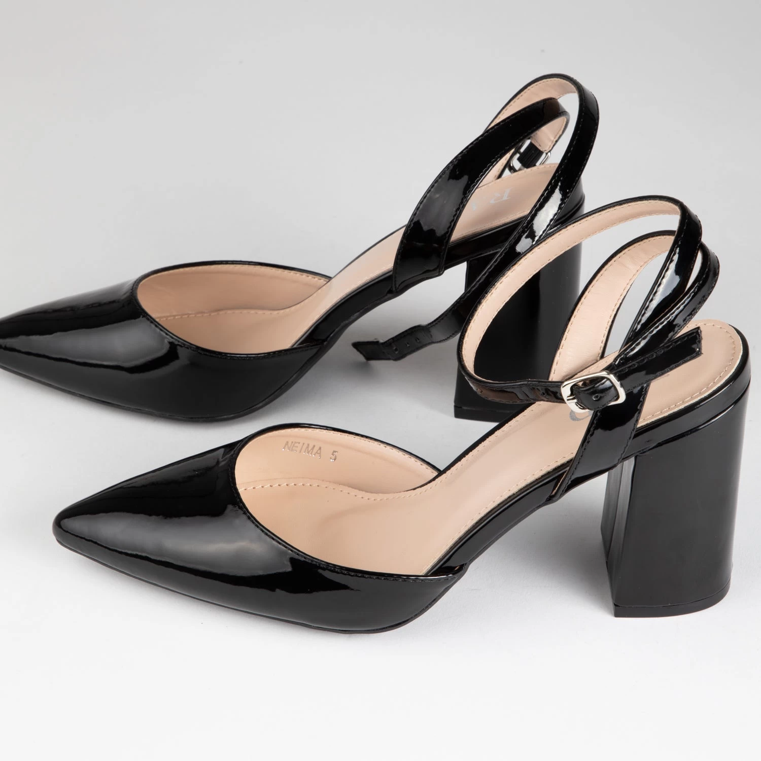 RAID Neima Block Heel Pumps In Black 7 RAID Neima Block Heel Pumps In Black - Image 5