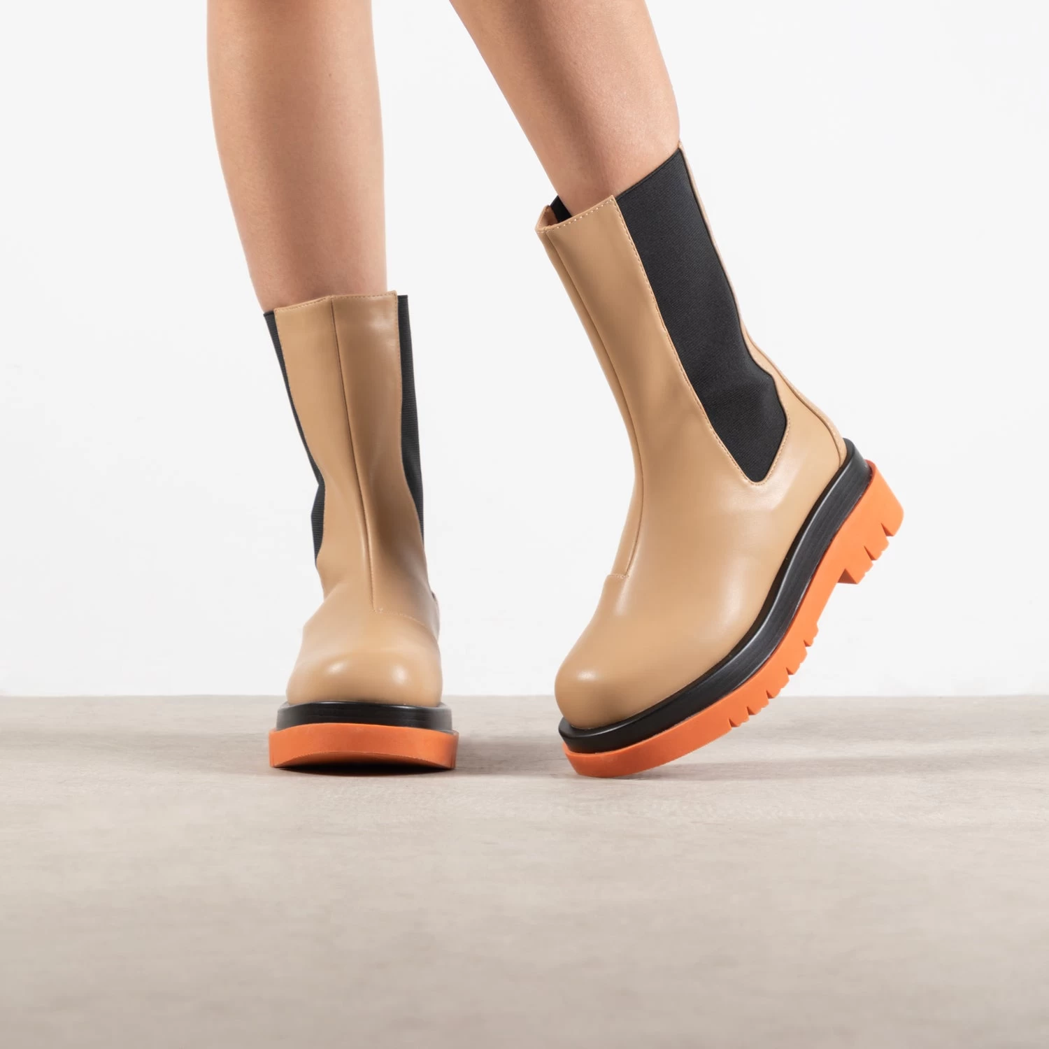 RAID Neville Chunky Boot In Camel 3 RAID Neville Chunky Boot In Camel