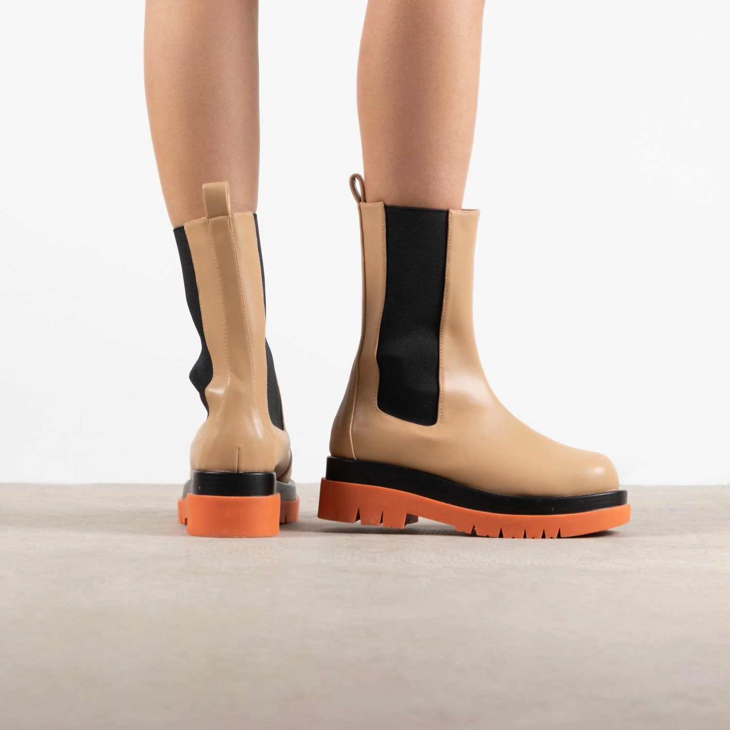 RAID Neville Chunky Boot In Camel 4 RAID Neville Chunky Boot In Camel - Image 2