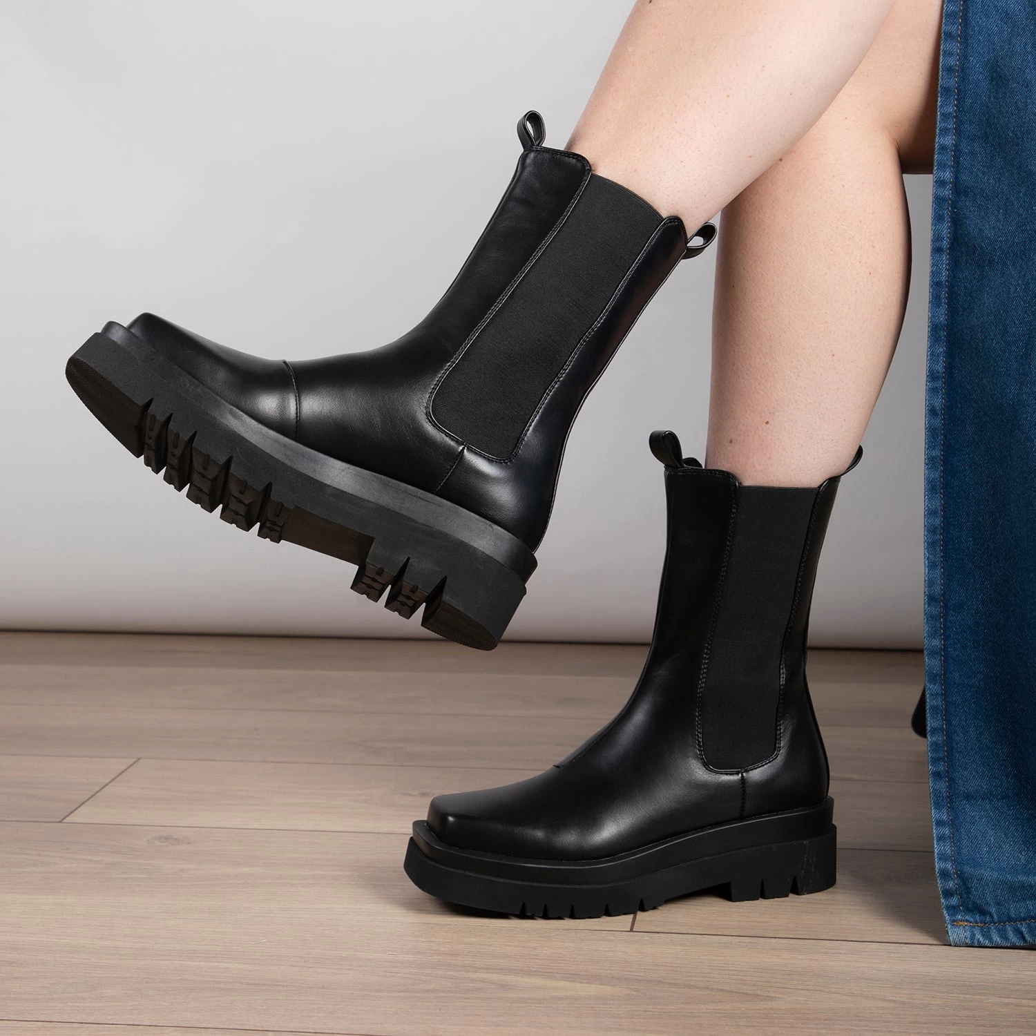 RAID Newport Ankle Boot In Black 5 RAID Newport Ankle Boot In Black - Image 3