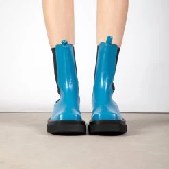 RAID Newport Ankle Boot In Blue 9 RAID Newport Ankle Boot In Blue -Chic Shoes Shop Newport Blue 2