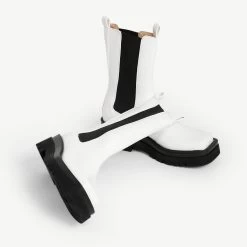 RAID Newport Ankle Boot In White 12 RAID Newport Ankle Boot In White -Chic Shoes Shop Newport White 5