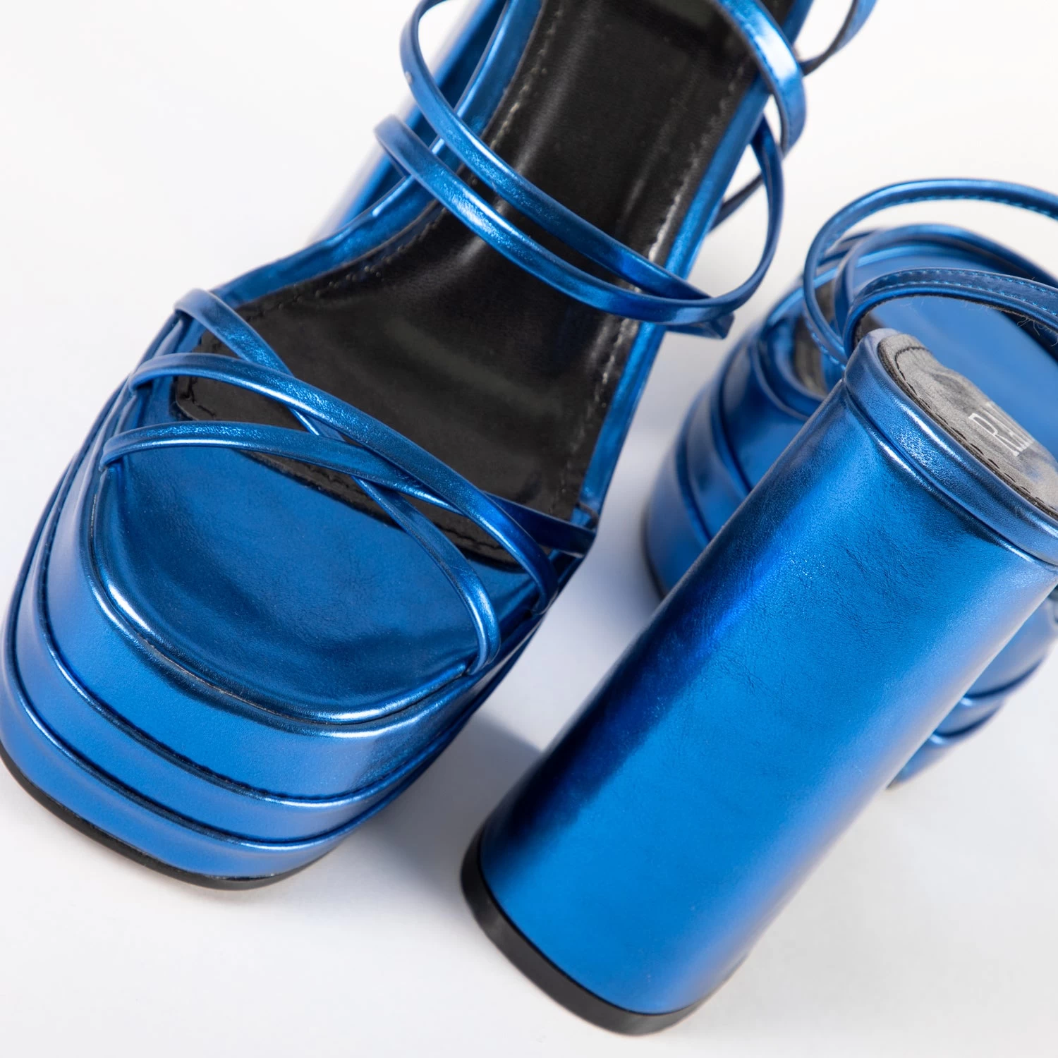 RAID Nobita Platform Heel In Blue 7 RAID Nobita Platform Heel In Blue - Image 5