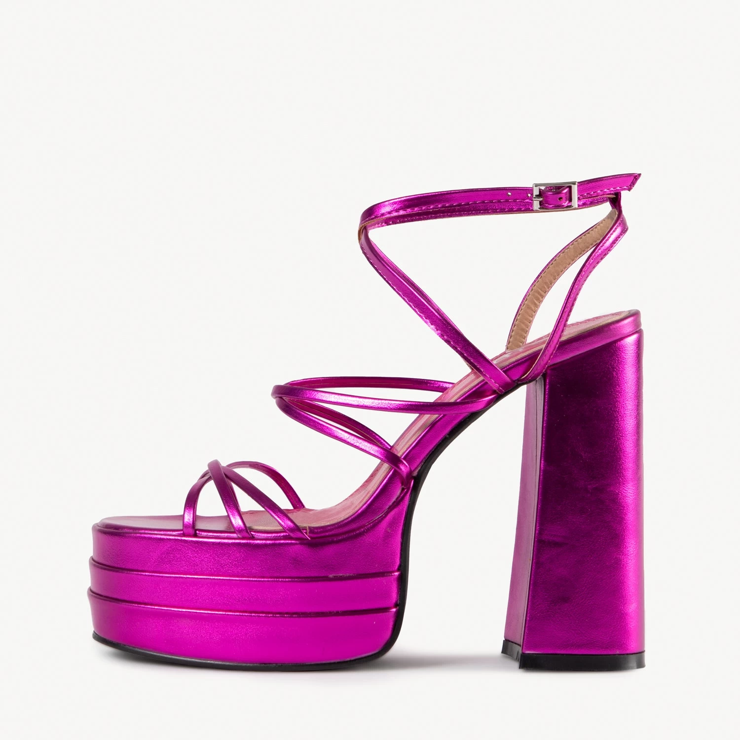RAID Nobita Platform Heel In Pink 3 RAID Nobita Platform Heel In Pink