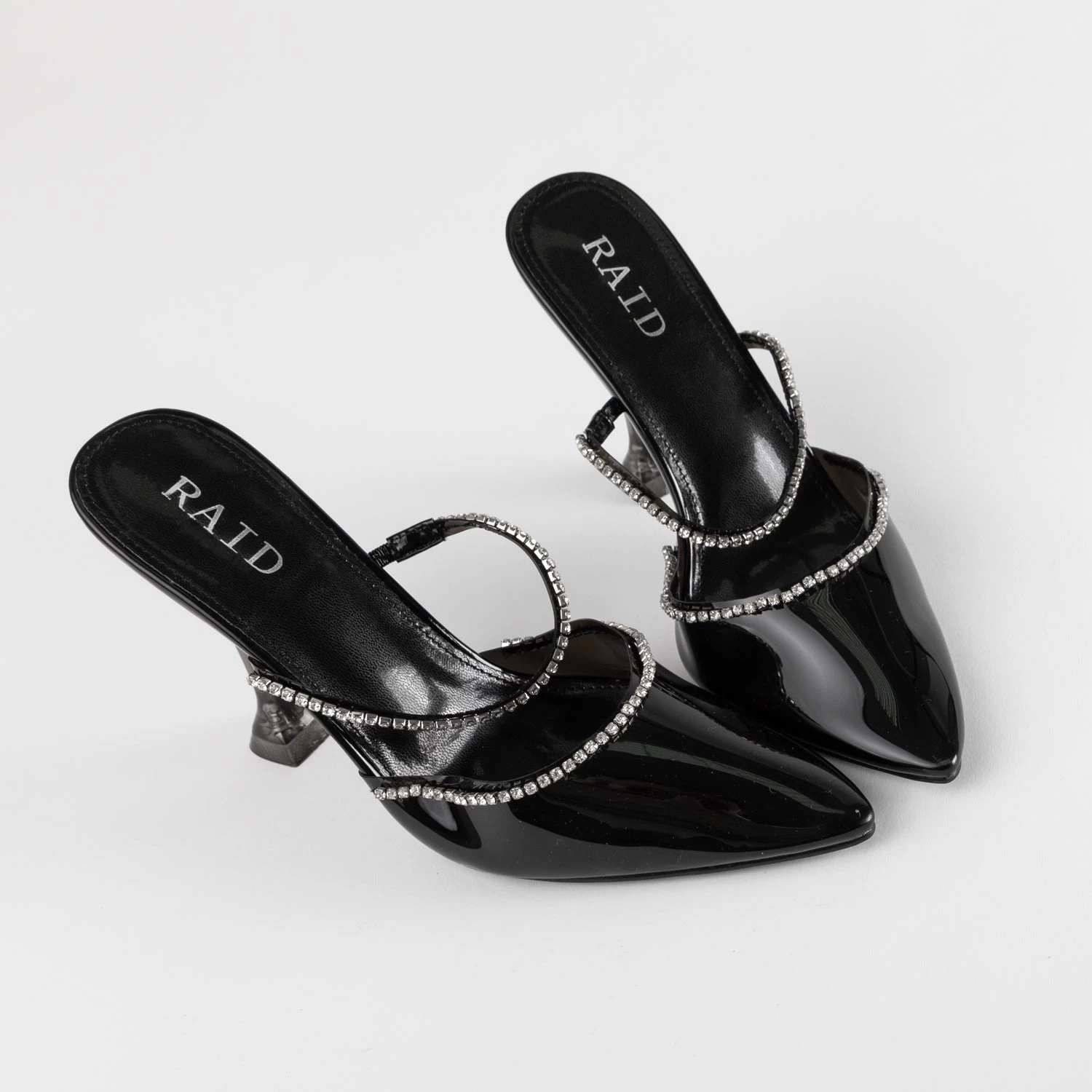 RAID Odalys Perspex Mule In Black 7 RAID Odalys Perspex Mule In Black - Image 5