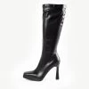 RAID Ozelia Long Boot In Black -Chic Shoes Shop Ozelia Black 5