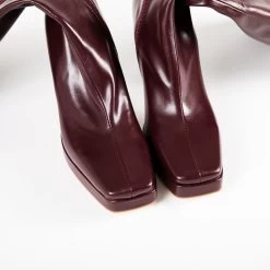 RAID Ozelia Long Boot In Burgundy -Chic Shoes Shop Ozelia Burgundy 4