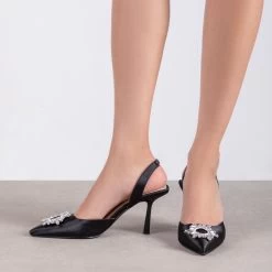 RAID Punam Heeled Slingback In Black 10 RAID Punam Heeled Slingback In Black -Chic Shoes Shop Punam Black 1