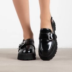 RAID Radiant Loafer Slingback In Black 11 RAID Radiant Loafer Slingback In Black -Chic Shoes Shop Radiant Black 1