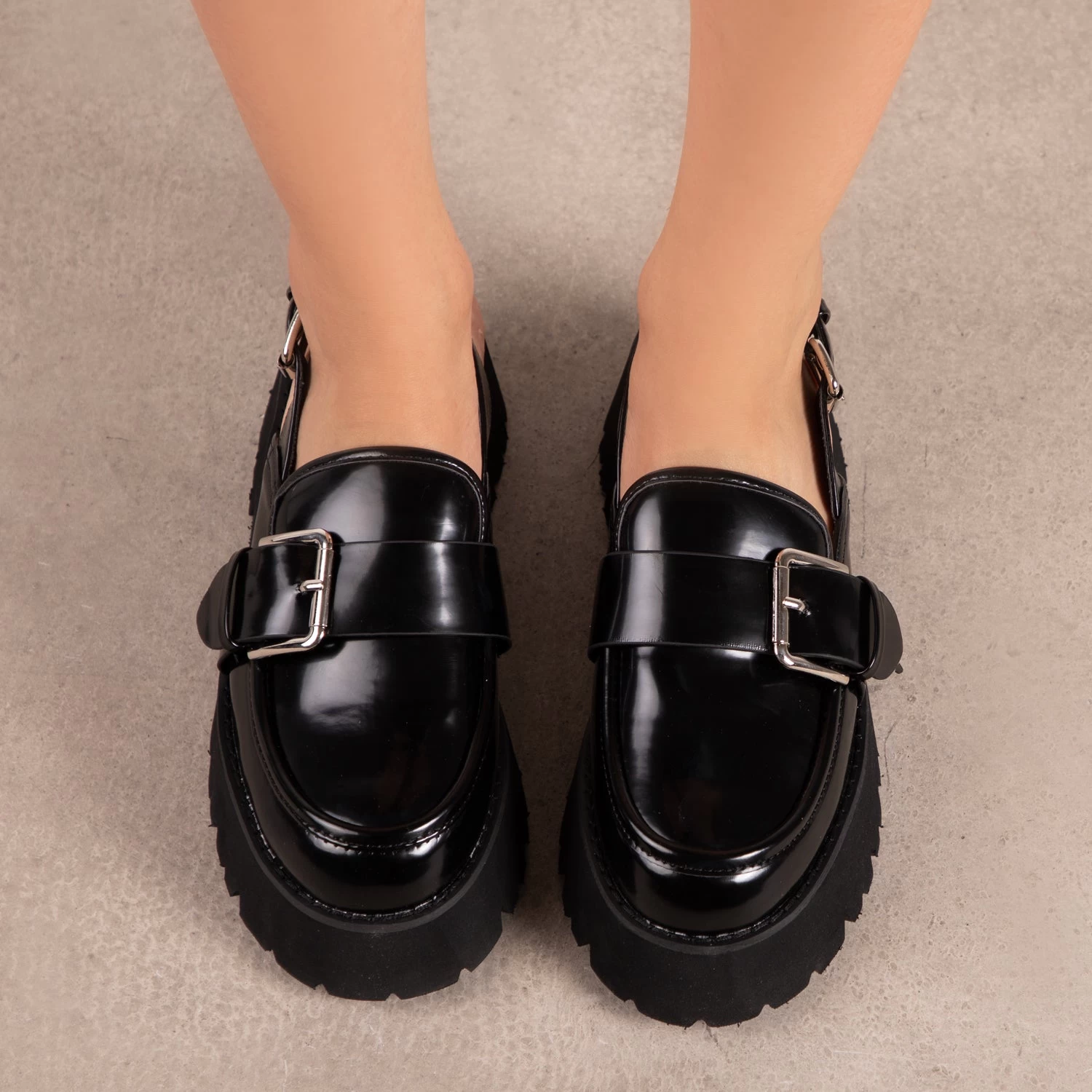 RAID Radiant Loafer Slingback In Black 4 RAID Radiant Loafer Slingback In Black - Image 2