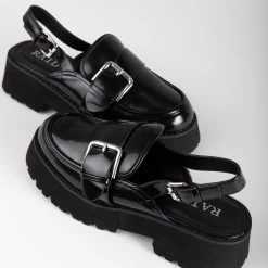 RAID Radiant Loafer Slingback In Black 12 RAID Radiant Loafer Slingback In Black -Chic Shoes Shop Radiant Black 4