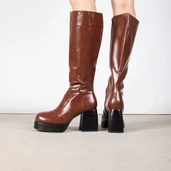 RAID Raewyn Long Boot In Tan -Chic Shoes Shop Raewyn Tan 3 fc569f21 1171 41e8 bd1d 6a1f5a726c38